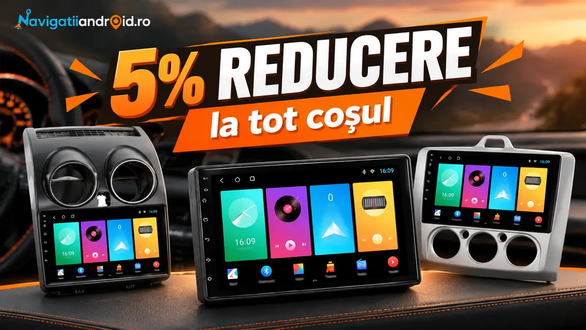 Cod: 5% reducere la tot coșul, inclusiv la produsele reduse