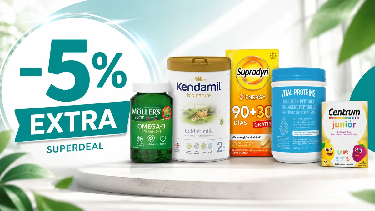 Reducere extra de 5% la produse SuperDeal Liki24, inclusiv vitamine, suplimente, colagen, Omega-3 și formulă de lapte.
