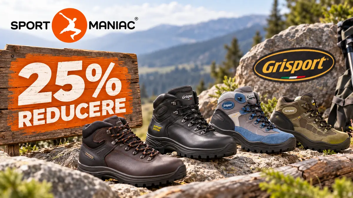 25% reducere la pantofii Grisport Antipinite