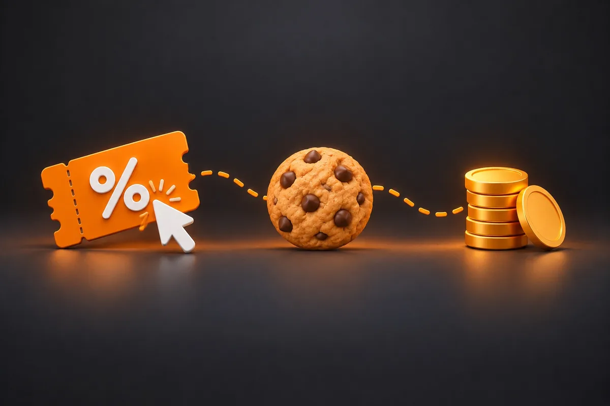 Un click pe un cupon, un cookie și un teanc de monede: drumul de la click la comision