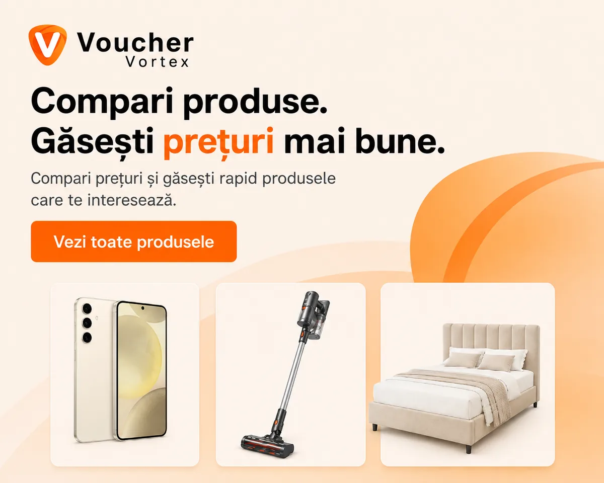 VoucherVortex – compară telefoane, aspiratoare și paturi pentru a găsi mai ușor produsul potrivit.