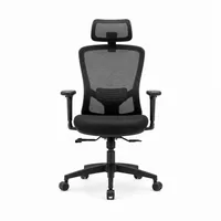 Scaun de birou ergonomic pe un fundal alb