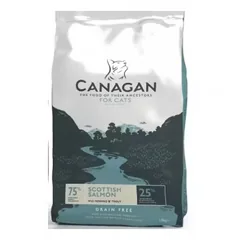 Hrana Uscata pentru Pisici Canagan Grain Free Somon 375g