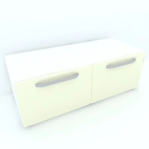 Spectral Mobila Armonia Comoda 2 Usi Alba MDF Vanilie