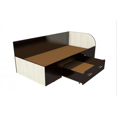 Spectral Mobila Pat Mario 90x190cm 1 Sertar Wenge