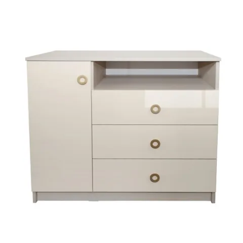 Comoda Spectral Mobila Gold 1U3S Crem