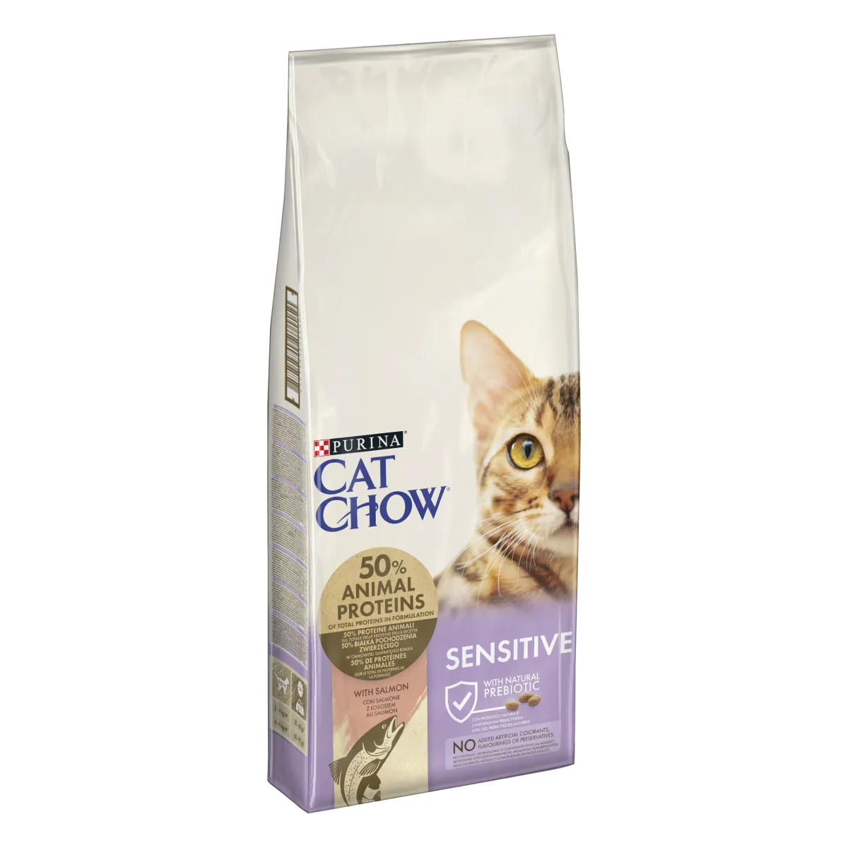 Hrana Uscata Pisici Purina Cat Chow Sensitive Somon 15kg