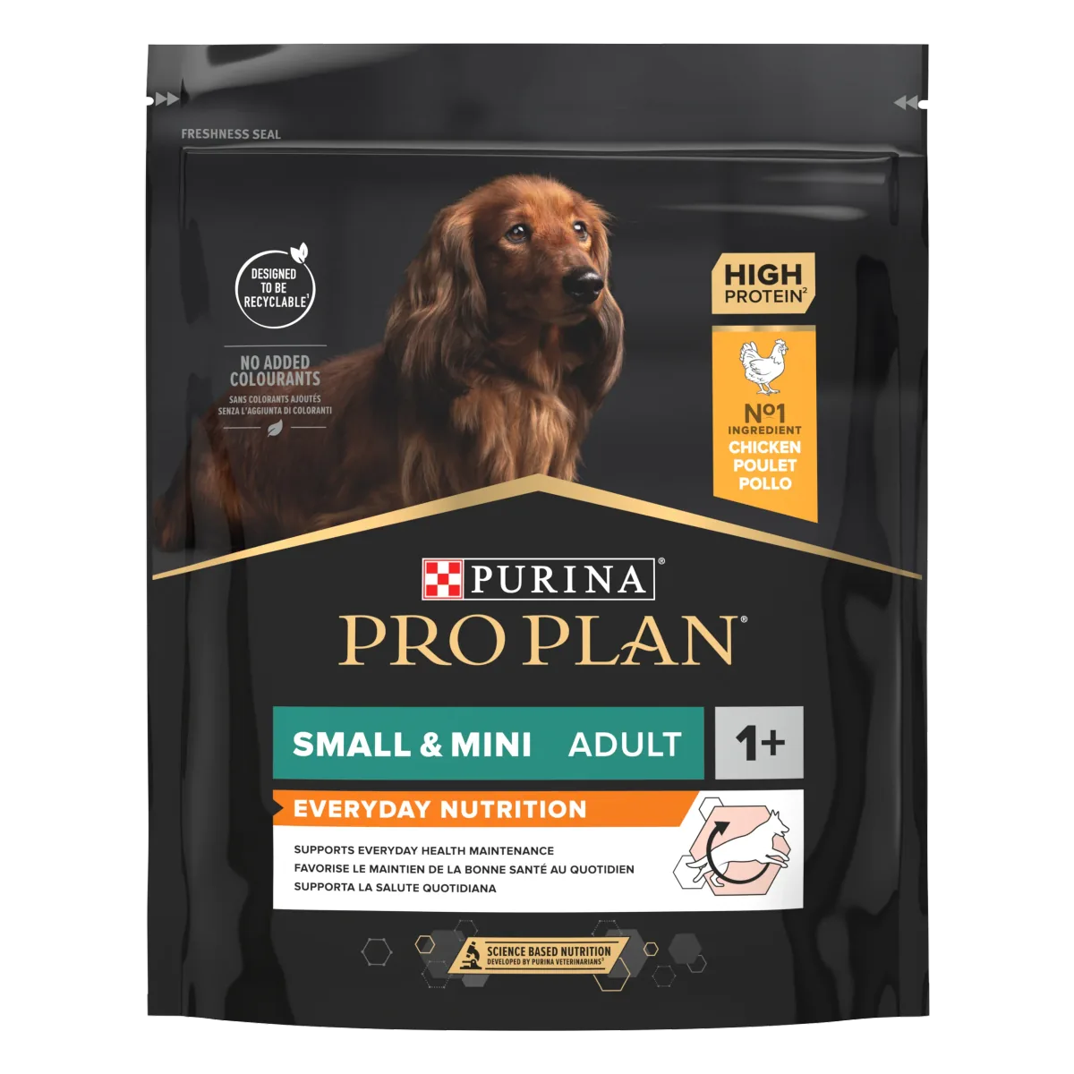 Hrana Caini Purina Pro Plan Everyday Adult Talie Mica si Foarte Mica Pui 700g