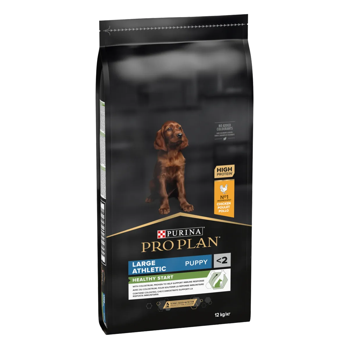 Hrana Uscata pentru Catei Purina Pro Plan Healthy Start Talie Mare Atletica Pui 12kg