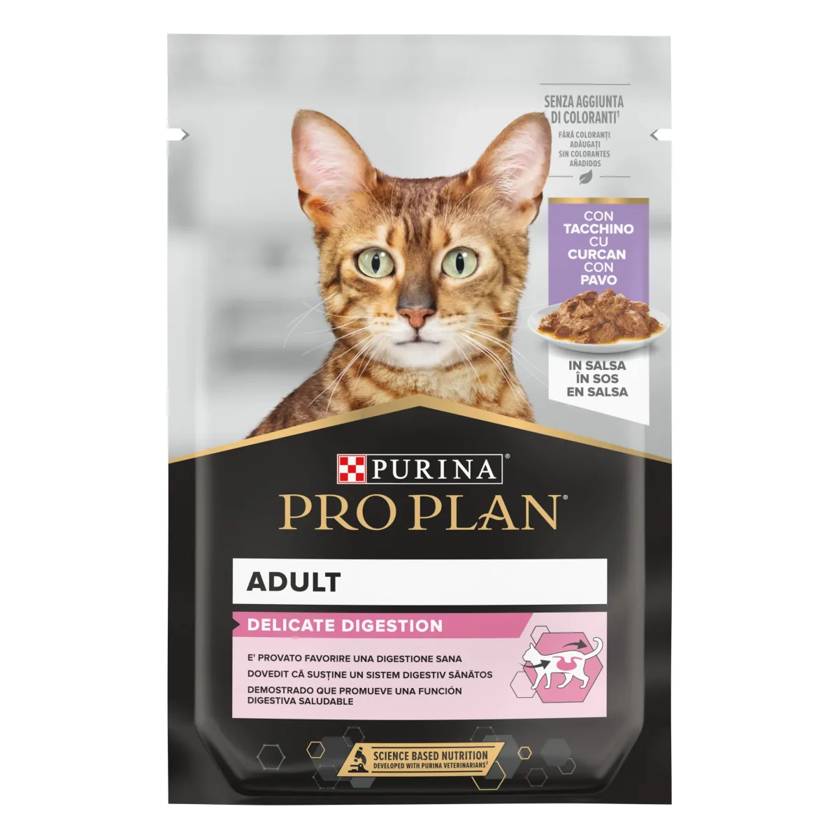 Hrana Umeda pentru Pisici Purina Pro Plan Delicate Nutrisavour Curcan 85g