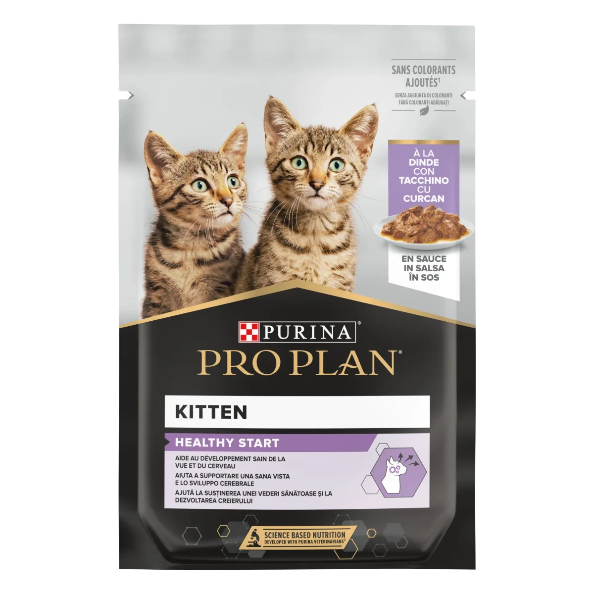 Hrana Umeda pentru Pisici Purina Pro Plan Kitten Nutrisavour Curcan 85g
