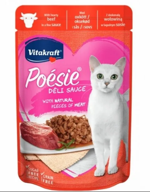 Hrana Umeda Pentru Pisici Vitakraft Poesie Vita in Sos 85g
