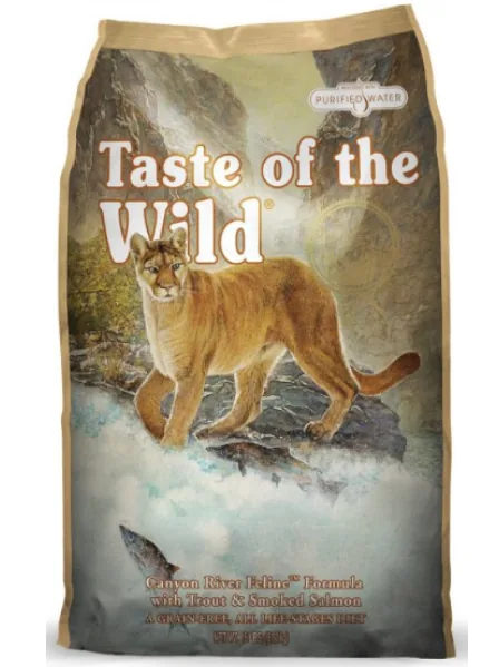 Hrana Uscata Pisici Taste of the Wild Felin Canyon River Pastrav/Somon 6.6kg
