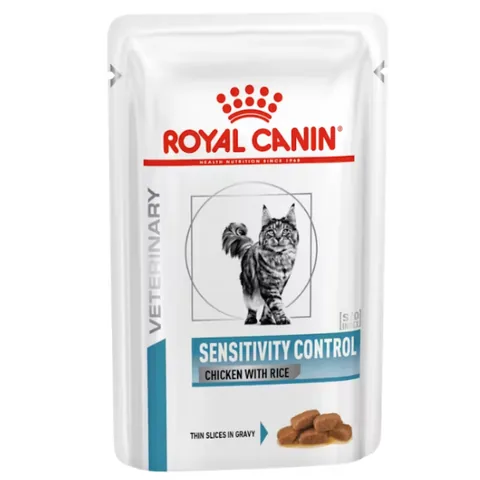 Hrana Umeda pentru Pisici Royal Canin Sensitivity Control Dieta 12 x 85 g