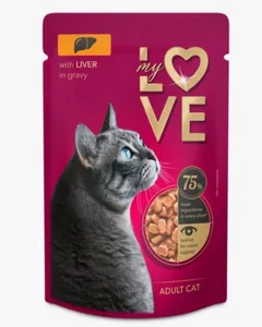 Plic Hrana Umeda pentru Pisici My Love Ficat 85g