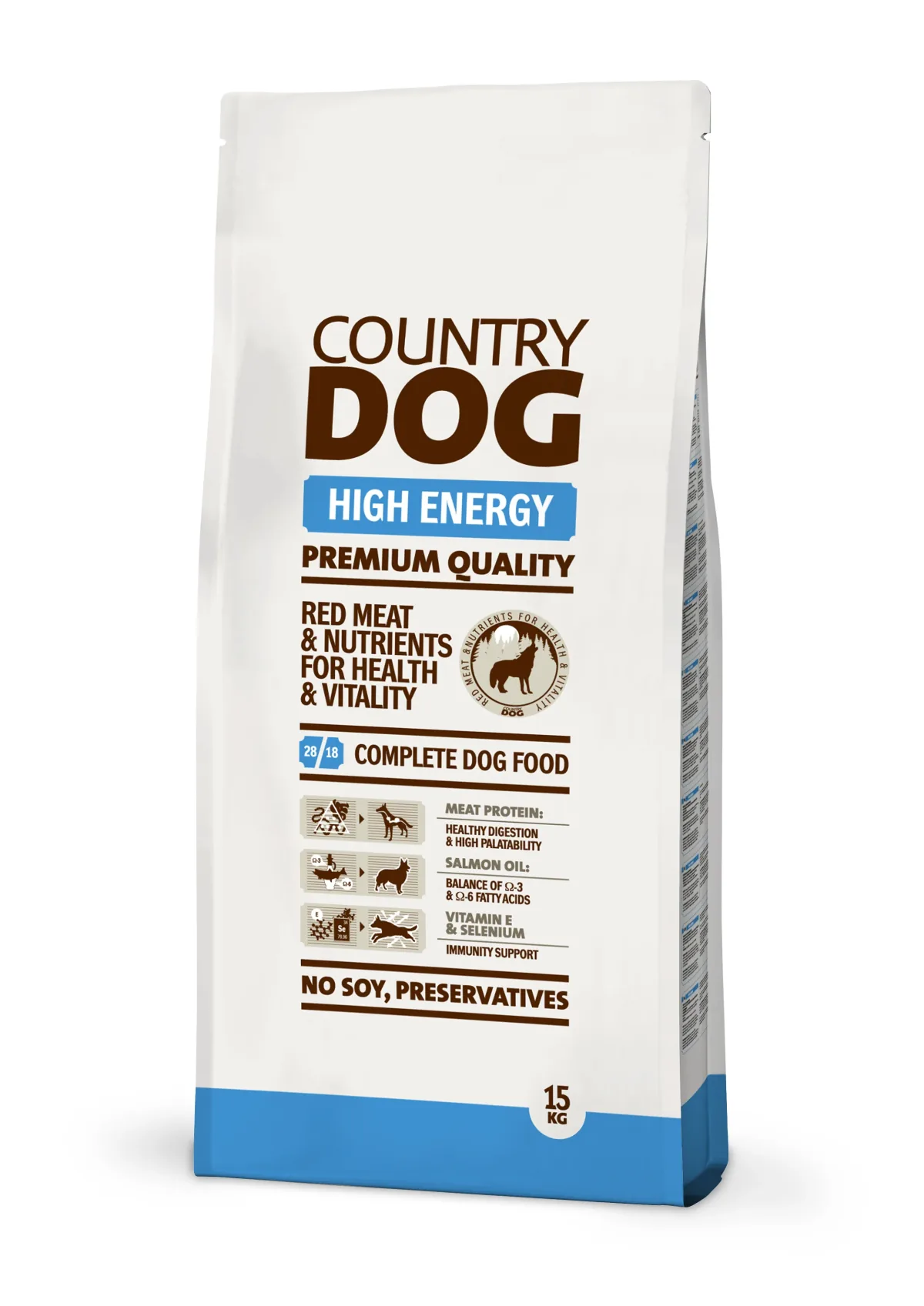 Hrana Uscata pentru Caini Country Dog High Energy Pui 15kg