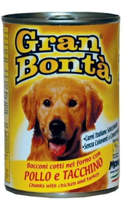 Conservă pentru Câini Gran Bonta Adulti Pui in Sos 400g