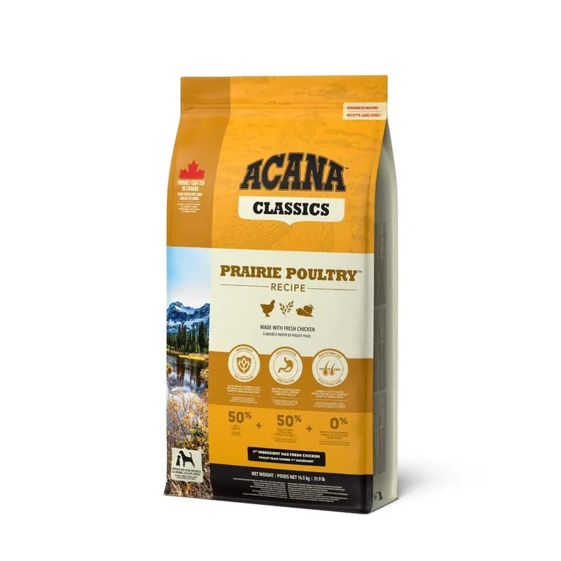 Hrană Uscată pentru Câini Acana Classics Prairie Poultry 14.5kg
