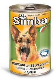 Conserva pentru Câini Gran Bonta Simba Dog Vânat 415g