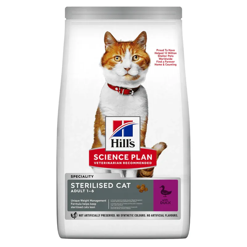 Hill's Science Plan Adult Sterilised 1.5kg Rață