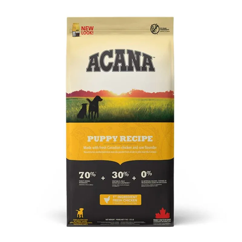 Hrana Uscata Câini Acana Heritage Puppy & Junior Mediu Fara Cereale 11.4kg