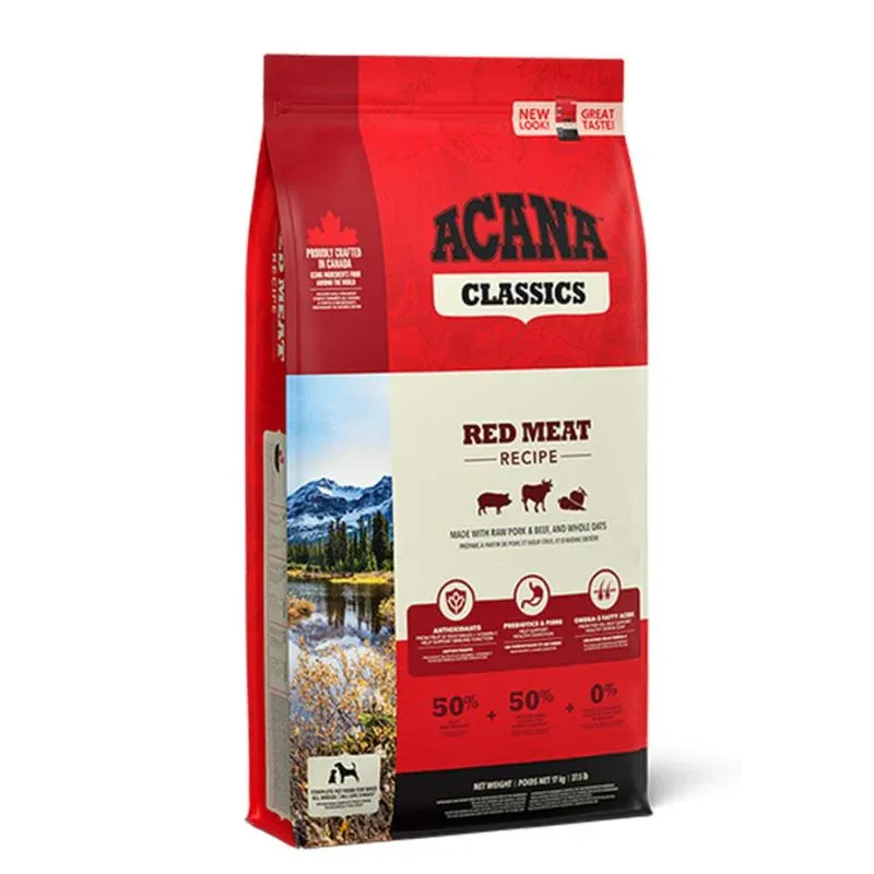 Hrana Uscata pentru Caini Acana Classics Red Vita si Porc 14.5kg + 2kg