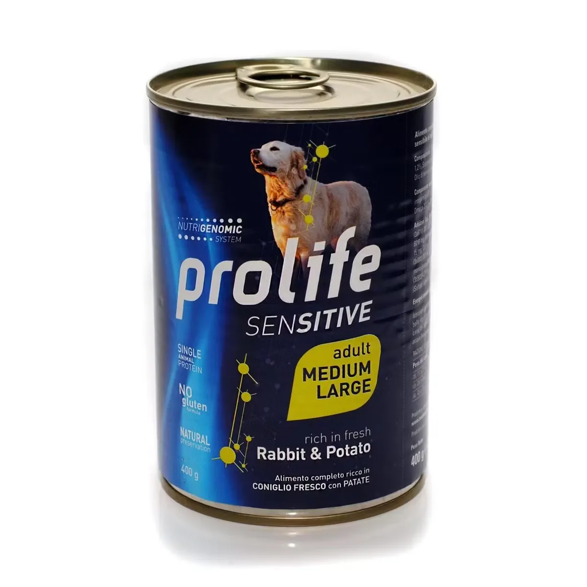 Hrana Umeda Caini Prolife Adult Sensitive Medium & Large Iepure si Cartof 400g