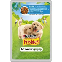 Friskies Plic Junior Pui/Morcovi 85g