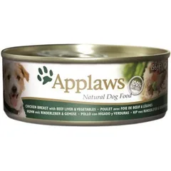 Conserva pentru Câini Applaws Dog Cons Pui Vita Vegetale 156g