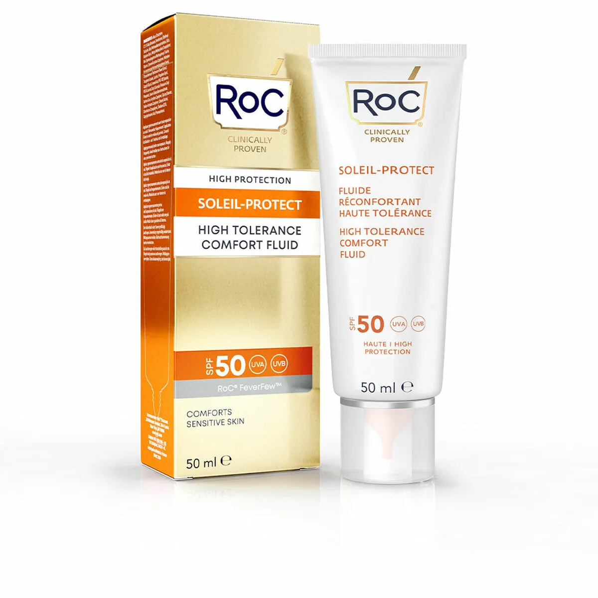 Loțiune Solară Roc High Tolerance SPF 50 Sensibilă 50ml