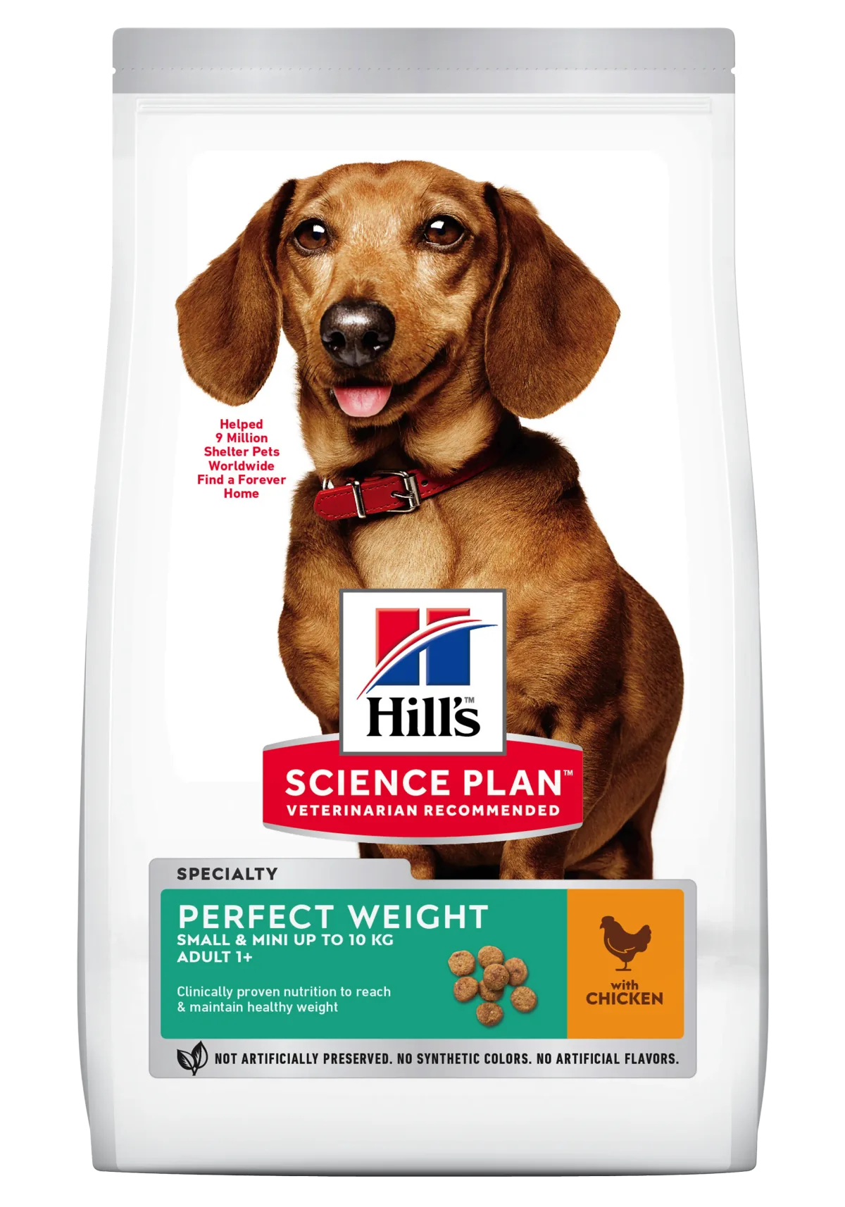 Hrana Uscata Caini Hills Science Plan Perfect Weight Small and Mini Chicken 1.5kg