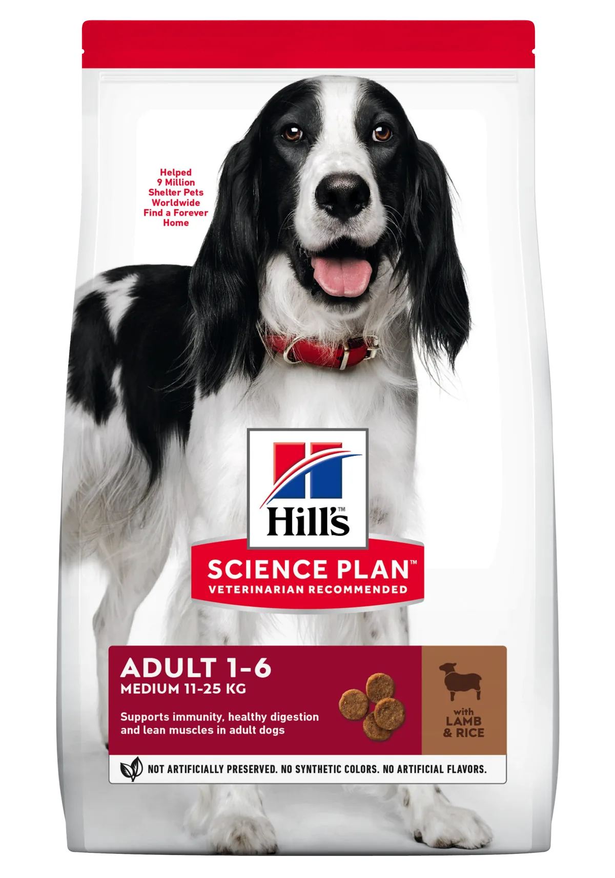 Hrana Uscata pentru Caini Hill's Science Plan Adult Medium Miel si Orez 2.5kg