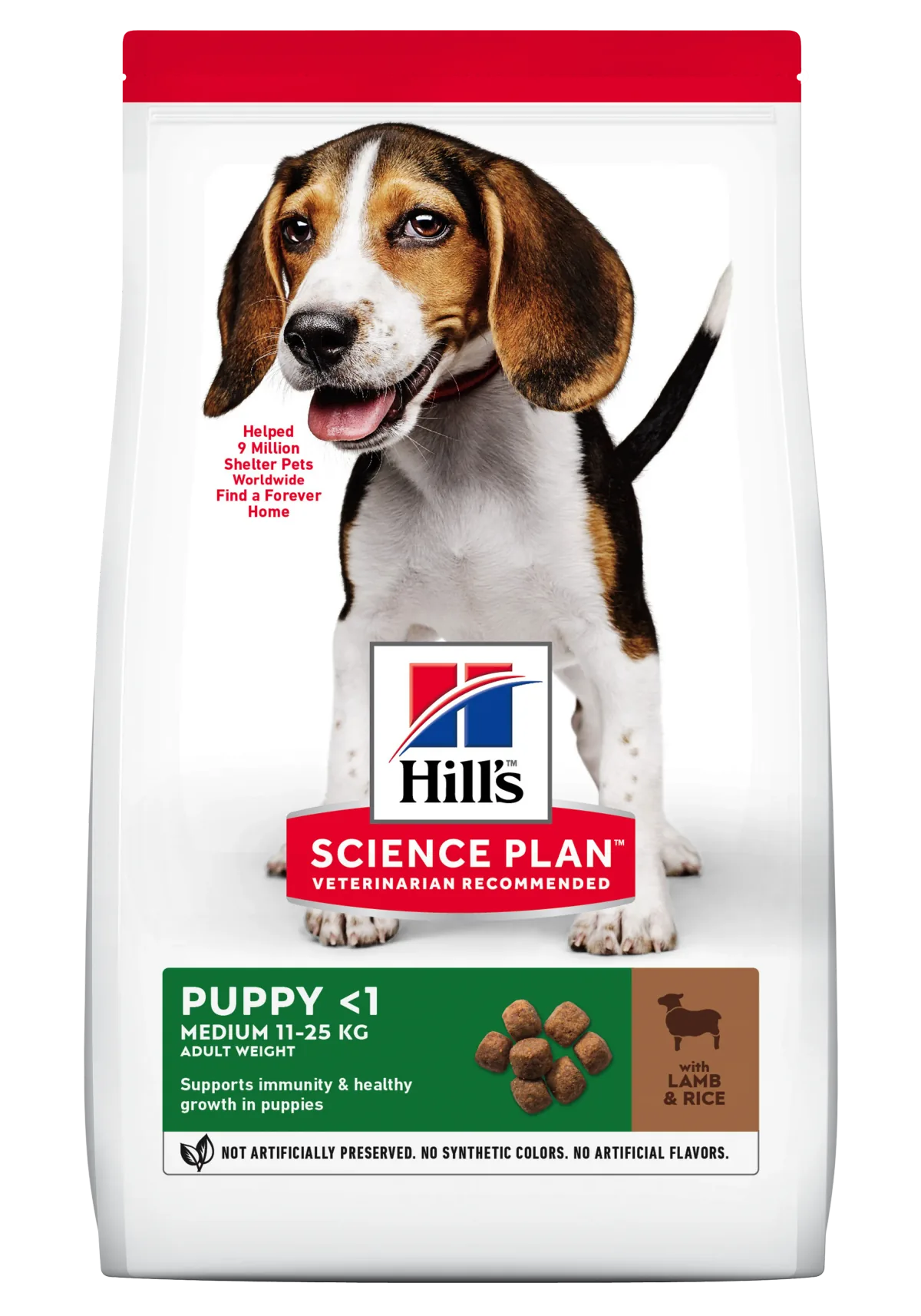 Hills Science Plan Puppy Medium Lamb and Rice 2.5kg