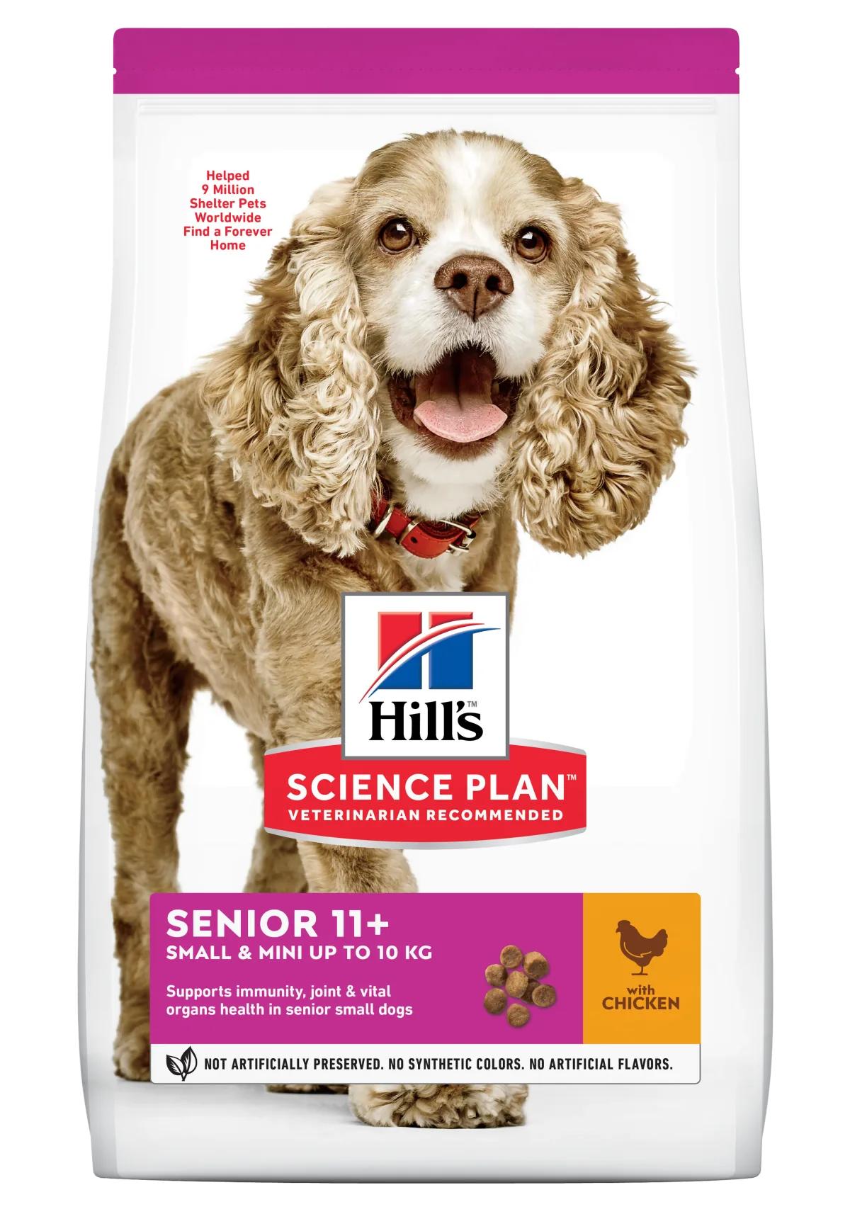 Hrana Uscata pentru Caini Hills Science Plan Canine Senior Small and Mini Chicken 1.5kg