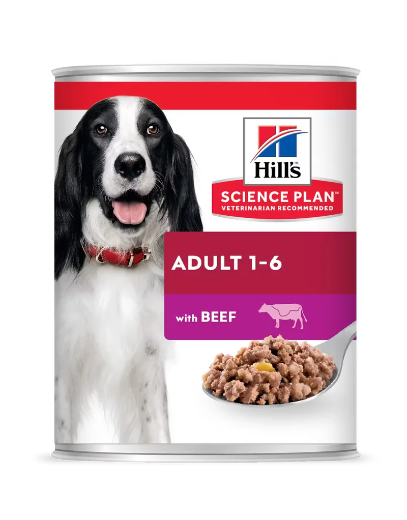 Hrana Umeda pentru Caini Hills Science Plan Canine Adult Vita 370g