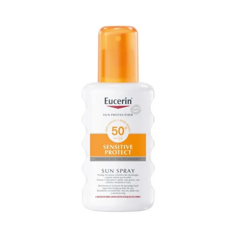 Protector Solar Corp Spray Eucerin SPF 50+ 200ml Alb