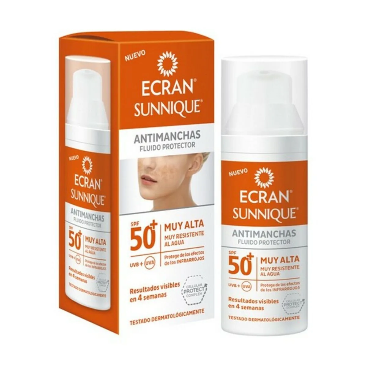 Fluid Solar Ecran Sunnique Antipete SPF 50+ 50ml