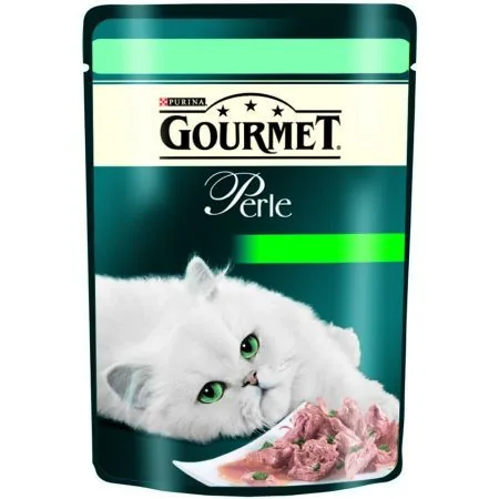 Plic Hrana Pisici Gourmet Perle Pastrav si Spanac 85g