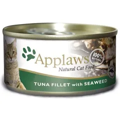 Conserva pentru Pisici Applaws File Ton & Alge Marine 156g