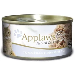 Conserva pentru Pisici Applaws File Ton si Branza 156g