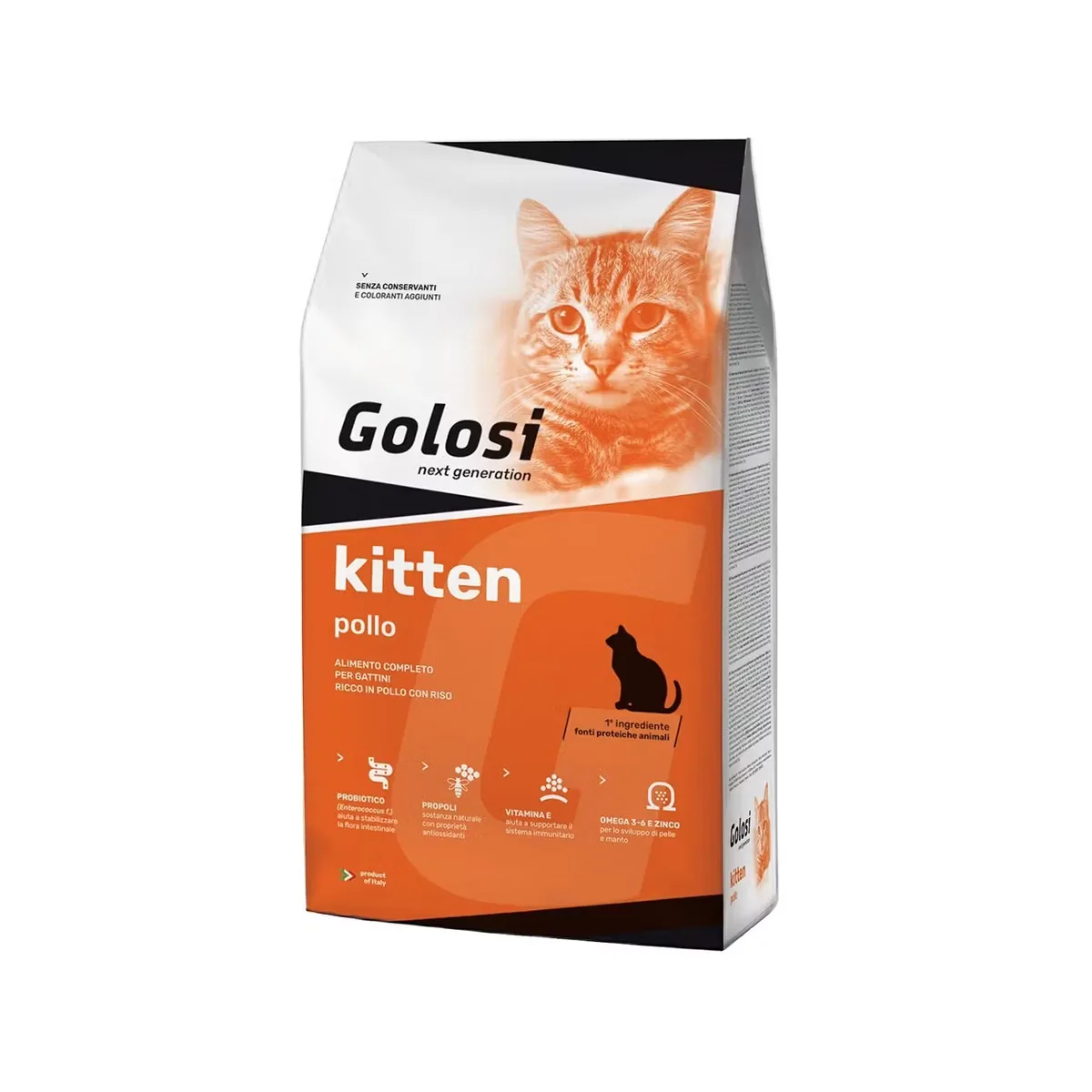 Hrana Uscata pentru Pisici Golosi Kitten Pui si Orez 20kg