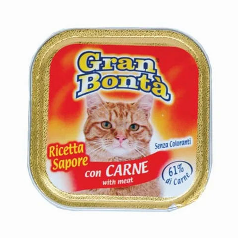 Pate Pentru Pisici Gran Bonta Carne 100g