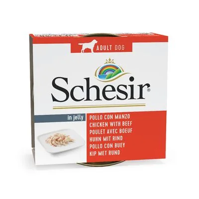 Conserva Caine Schesir Pui/Vita 150g