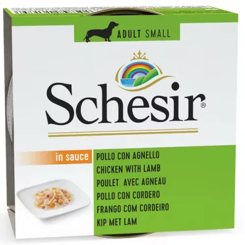Hrana Umida Caini Schesir Dog Adult Small Pui si Miel in Sos 85g