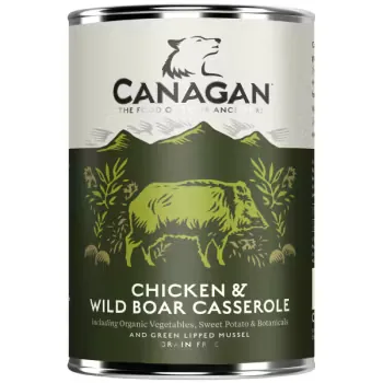 Hrana Umeda pentru Caini Canagan Pui si Mistret 400g