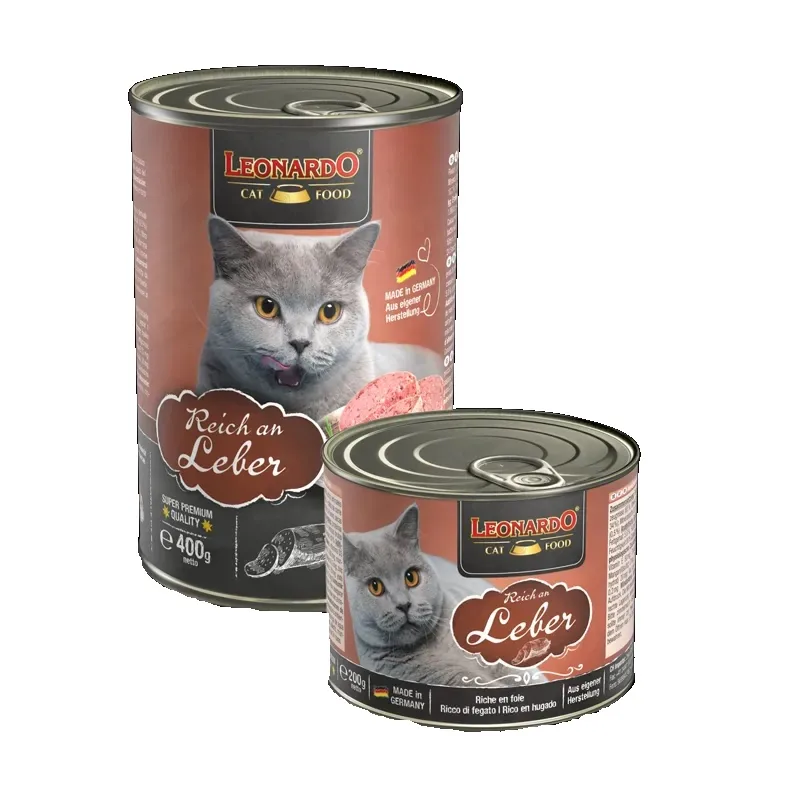 Conserva pentru Pisici Leonardo Ficat 200g