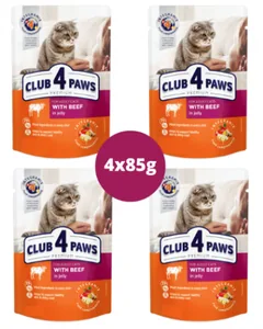 Hrana Umeda Pisica Club 4 Paws Vita 4x85g