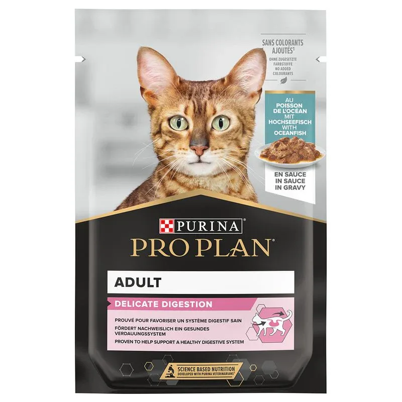 Hrana Umeda Pisici Purina Pro Plan Delicate Nutrisavour Peste Oceanic in Sos 85g