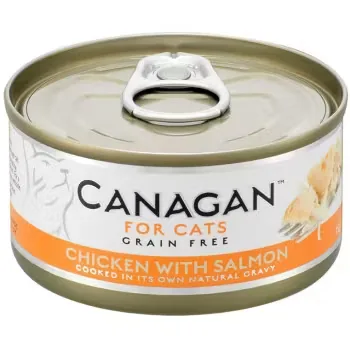 Hrana Umeda Pisici Canagan Pui si Somon 75g