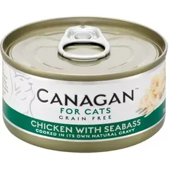 Hrana Umeda pentru Pisici Canagan Cat Pui si Biban 75g